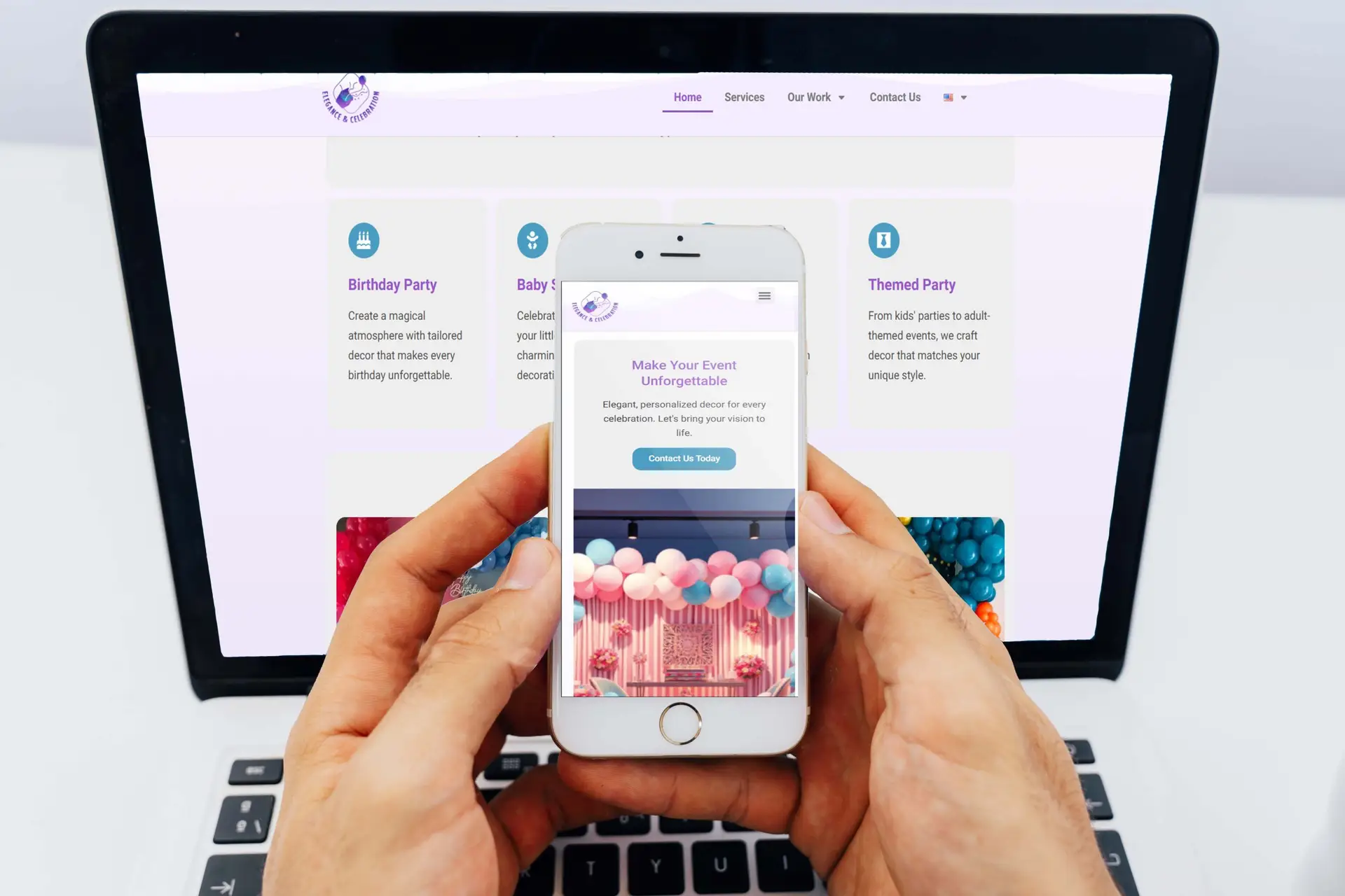 Elegance & Celebration Web Development Project